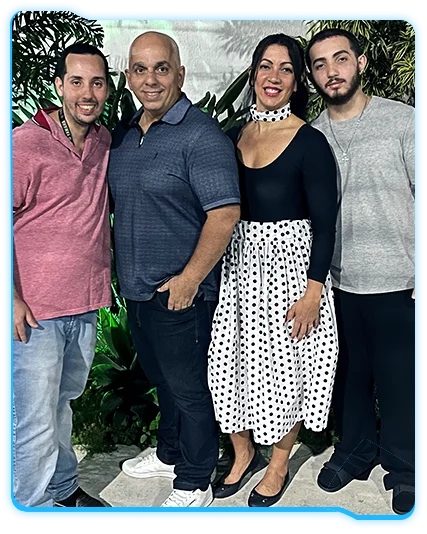 Foto Vereador Paulo Rito e família